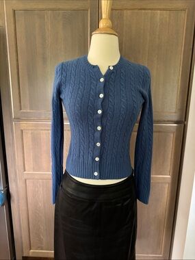 J.Crew -cable-knit cardigan